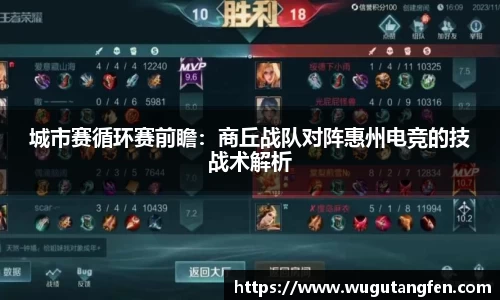 城市赛循环赛前瞻：商丘战队对阵惠州电竞的技战术解析